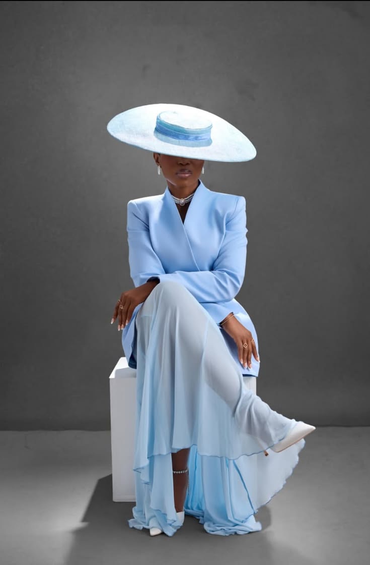 Odeb Fits custom tailored powder blue ensemble